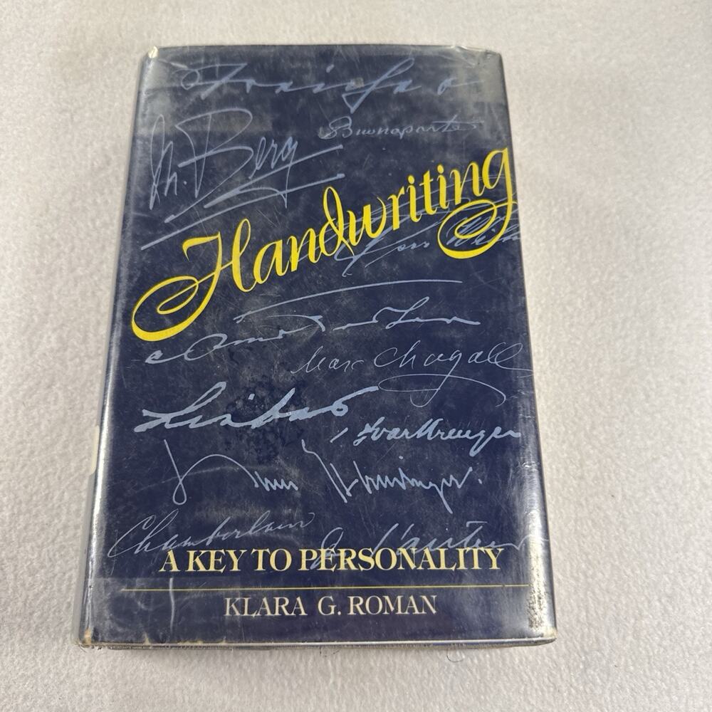 Handwriting : A Key to Personality Paperback Klara G. Roman First edition